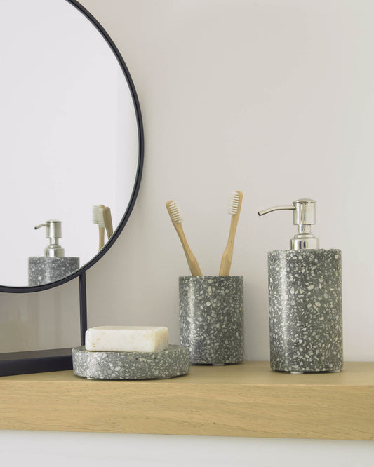 Hiara terrazzo soap dish