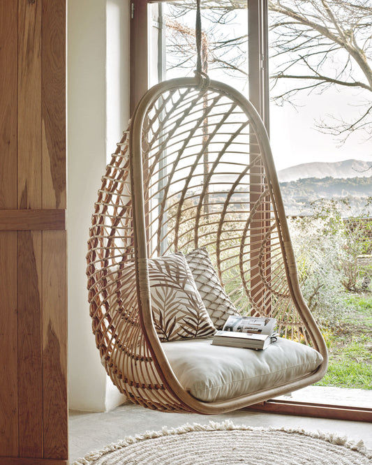 Ekaterina hanging rattan chair