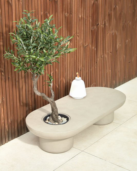 Artificial Olive Tree with black plantpot 140 cm