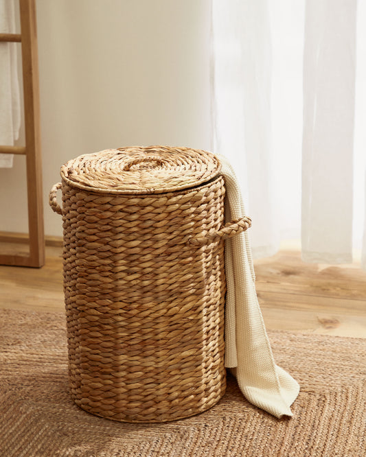 Yessira natural fibre clothes basket, 55 cm