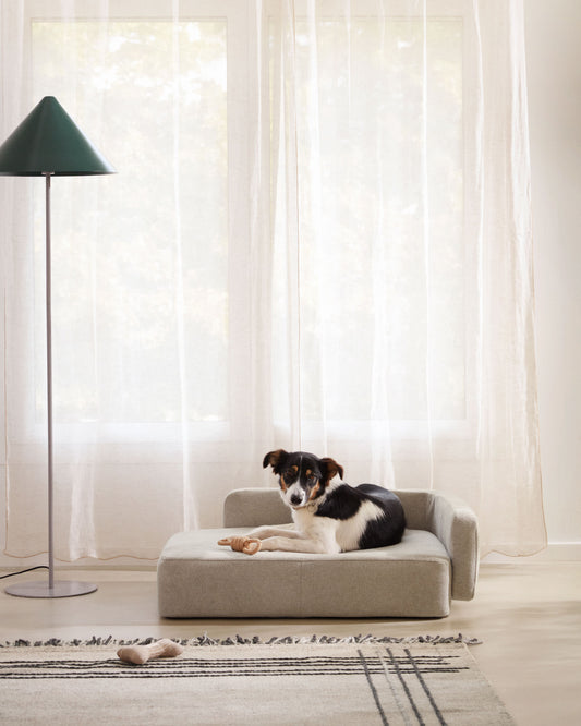 Bowie large bed for pets in beige 73 x 98 cm