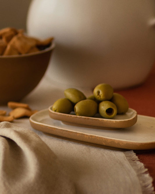 Publia small white ceramic dish