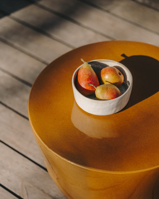 Serni white, ceramic bowl