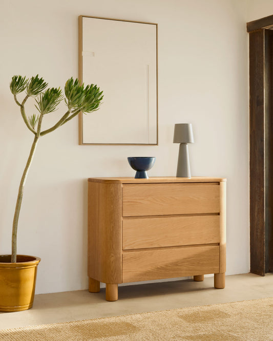 Salaya Chest of Drawers made from FSC Mix Credit Ash Plywood 120 x 80 cm