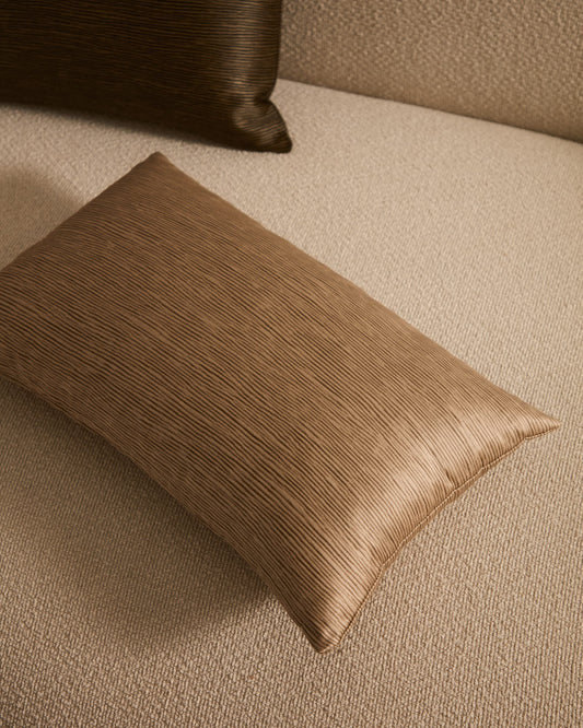 Mirca green textured cushion cover, 50 x 30 cm