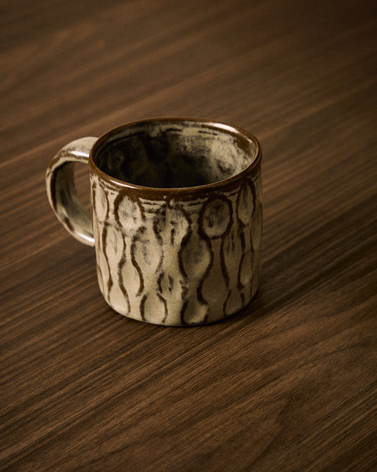 Alenia mug in grey ceramic