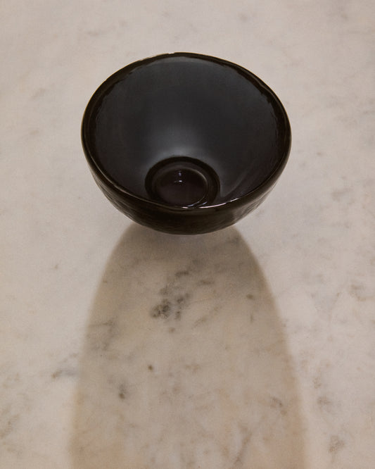 Sileia small bowl made of blue recycled glass