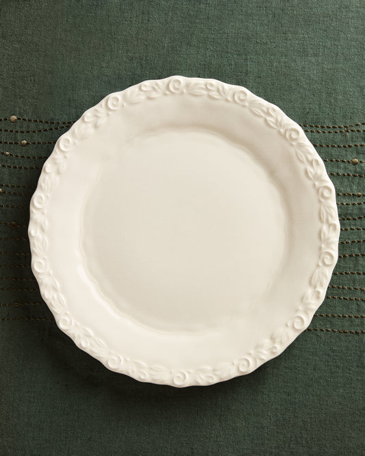 Beige Varla ceramic plate