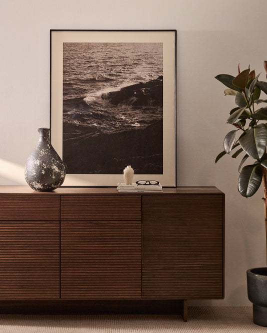 Zavira picture with photograph of waves 64 x 84cm