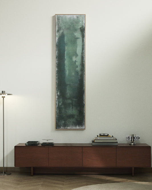 Selnar green abstract picture 182 x 47cm