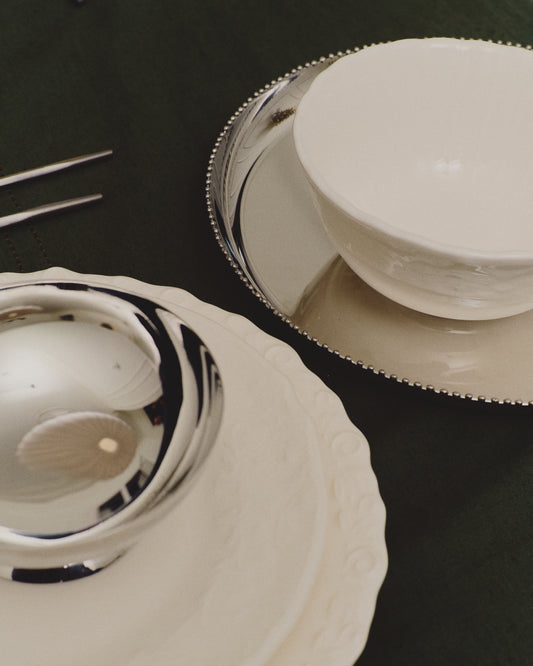 Nirela stainless steel tray Ø 36cm