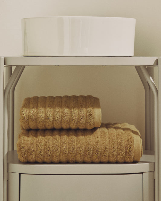 Navira 100% cotton light green hand towel 50 x 90cm