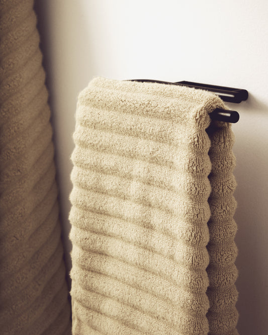 Navira 100% cotton beige face towel 30 x 50cm