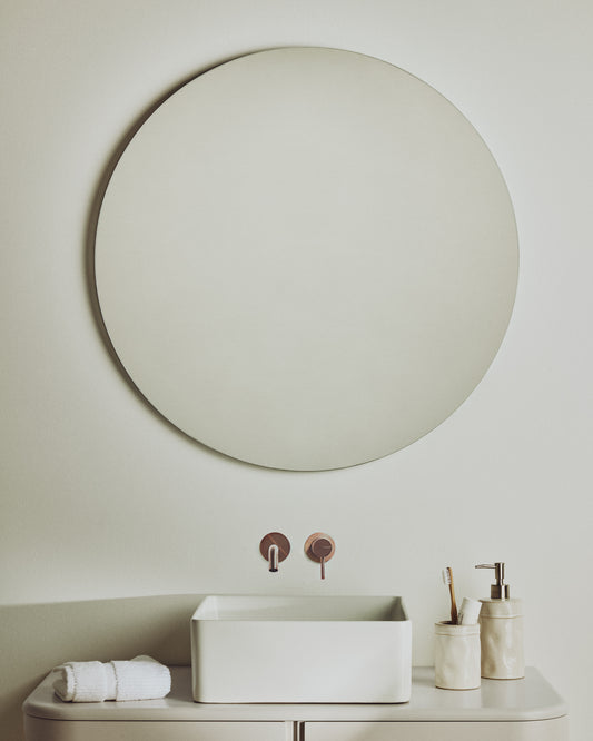 Donia round bathroom mirror Ø 80cm