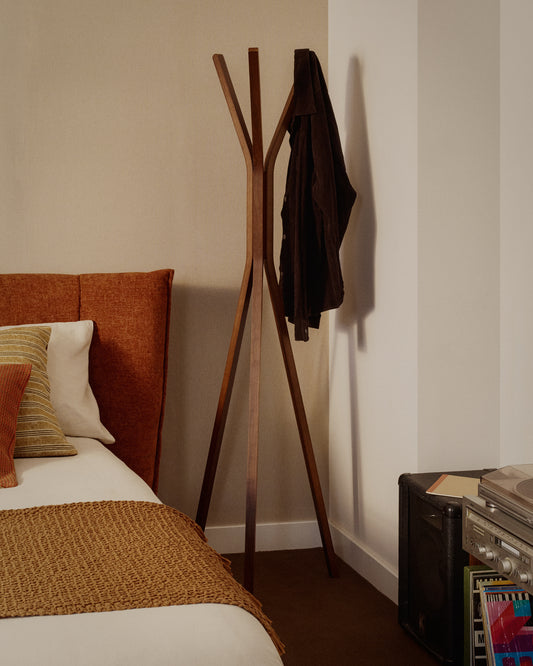 Chelsey solid rubber wood coat rack, 170 cm