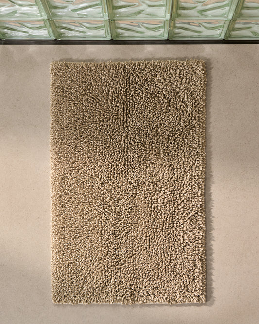 Aroia beige bouclé melange bathmat 50 x 70cm