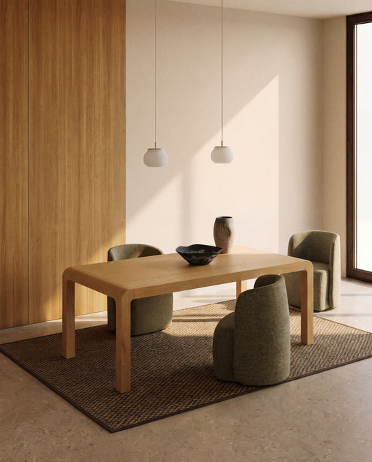 Leruna frosted glass and metal LED ceiling lamp with galvanised finish Ø 20 cm