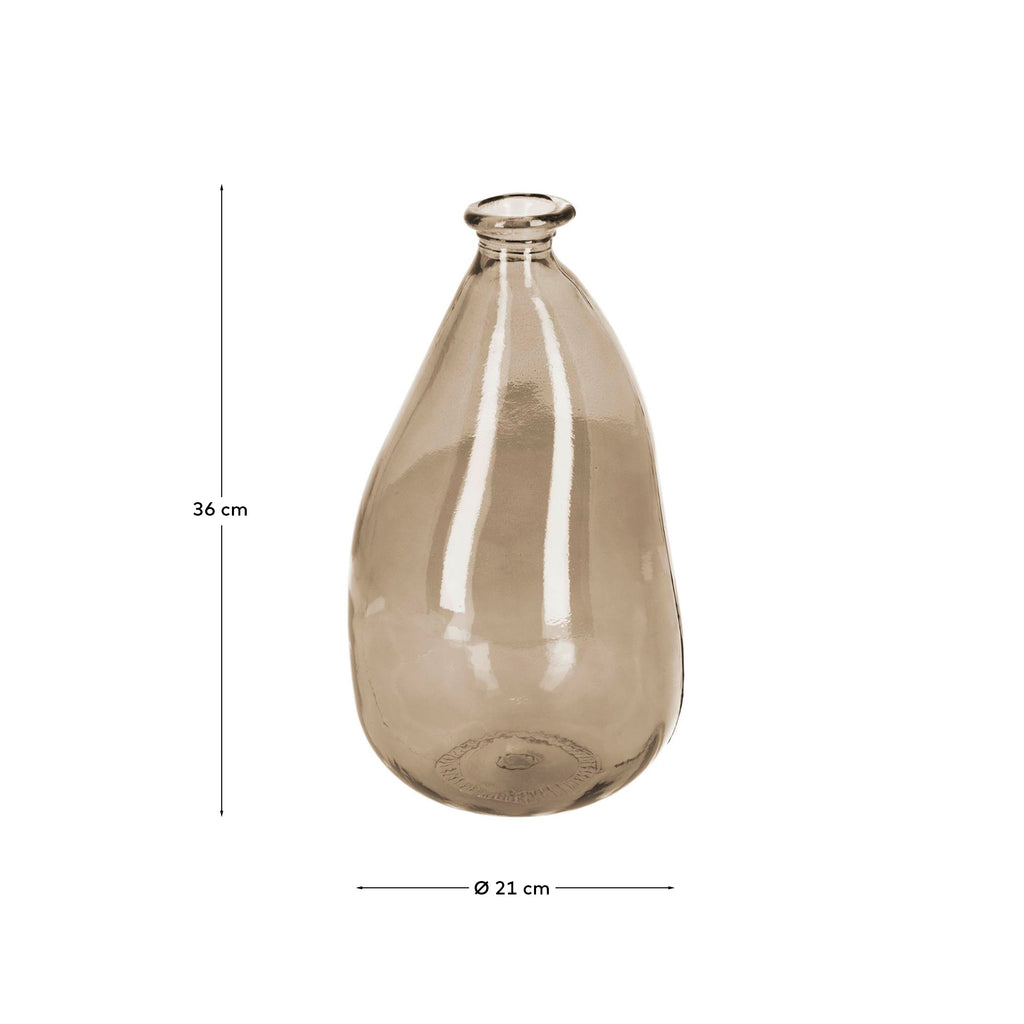 Brenna medium brown vase