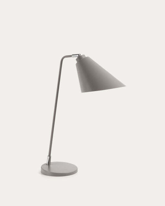 Tipir table lamp in steel with grey finish