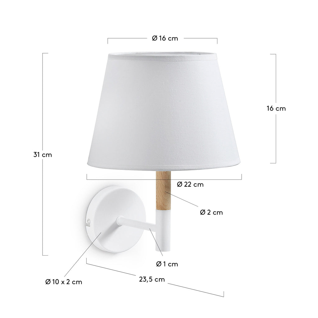 Orsen wall lamp white