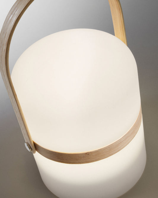 Ridley table lamp made of polyethylene and beech wood