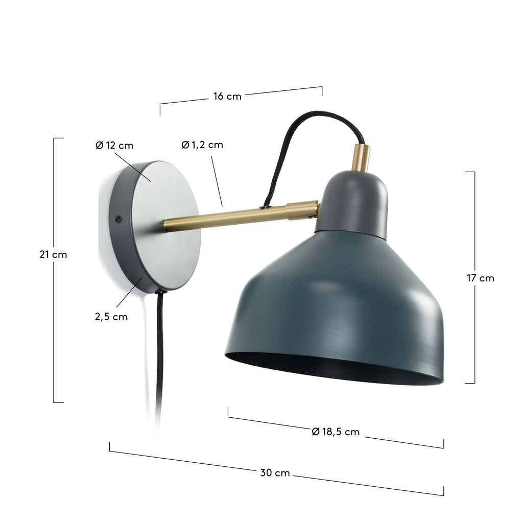 Olimpia metal wall light