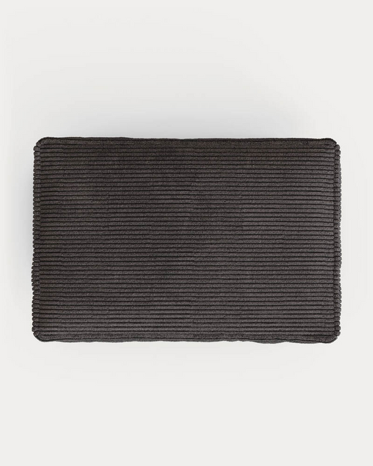 Blok cushion thick grey corduroy 40 x 60 cm