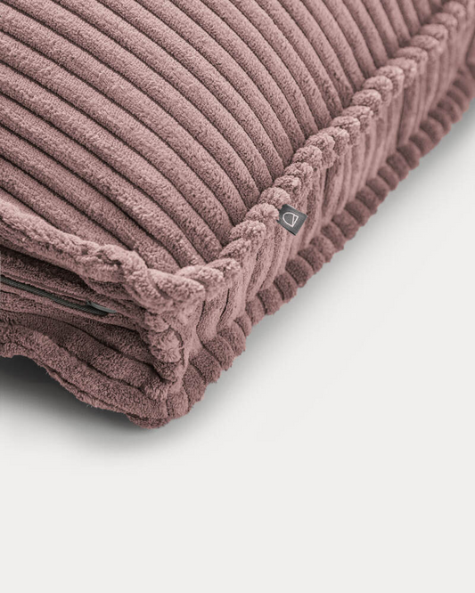 Blok cushion thick pink corduroy 40 x 60 cm