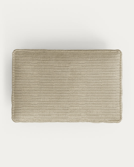 Blok cushion thick ecru corduroy 40 x 60 cm Info