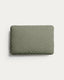 Blok moss green chenille cushion 40 x 60cm