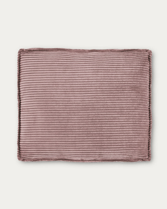 Blok cushion thick pink corduroy 50 x 60 cm