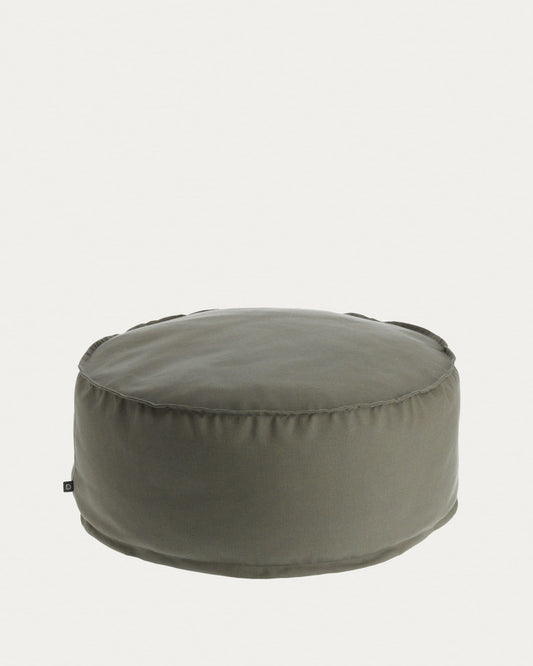 Round Ø 70 cm Green Nedra pouf