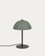 Aleyla table lamp in metal with green finish
