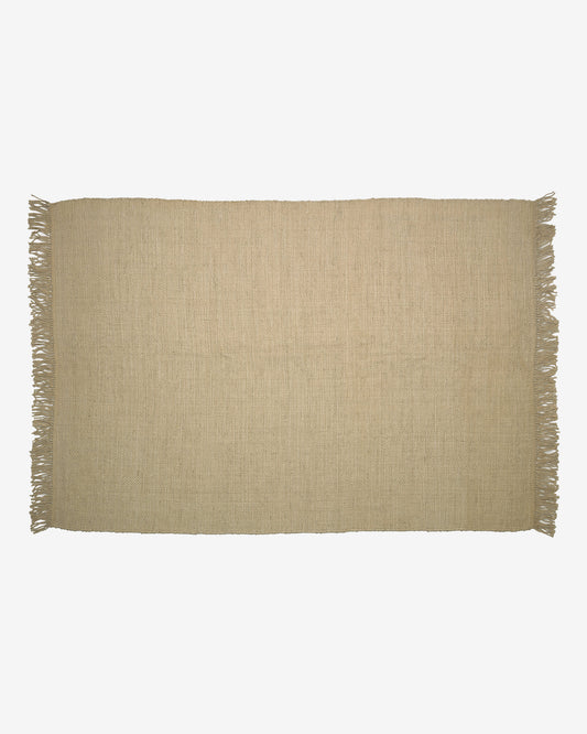 Siria beige jute rug 160 x 230 cm