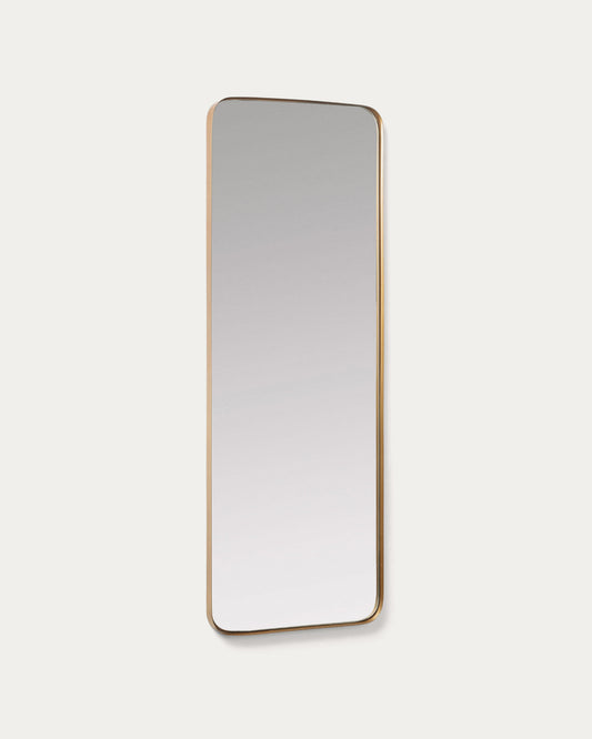 Marco gold metal wall mirror 55 x 150,5 cm