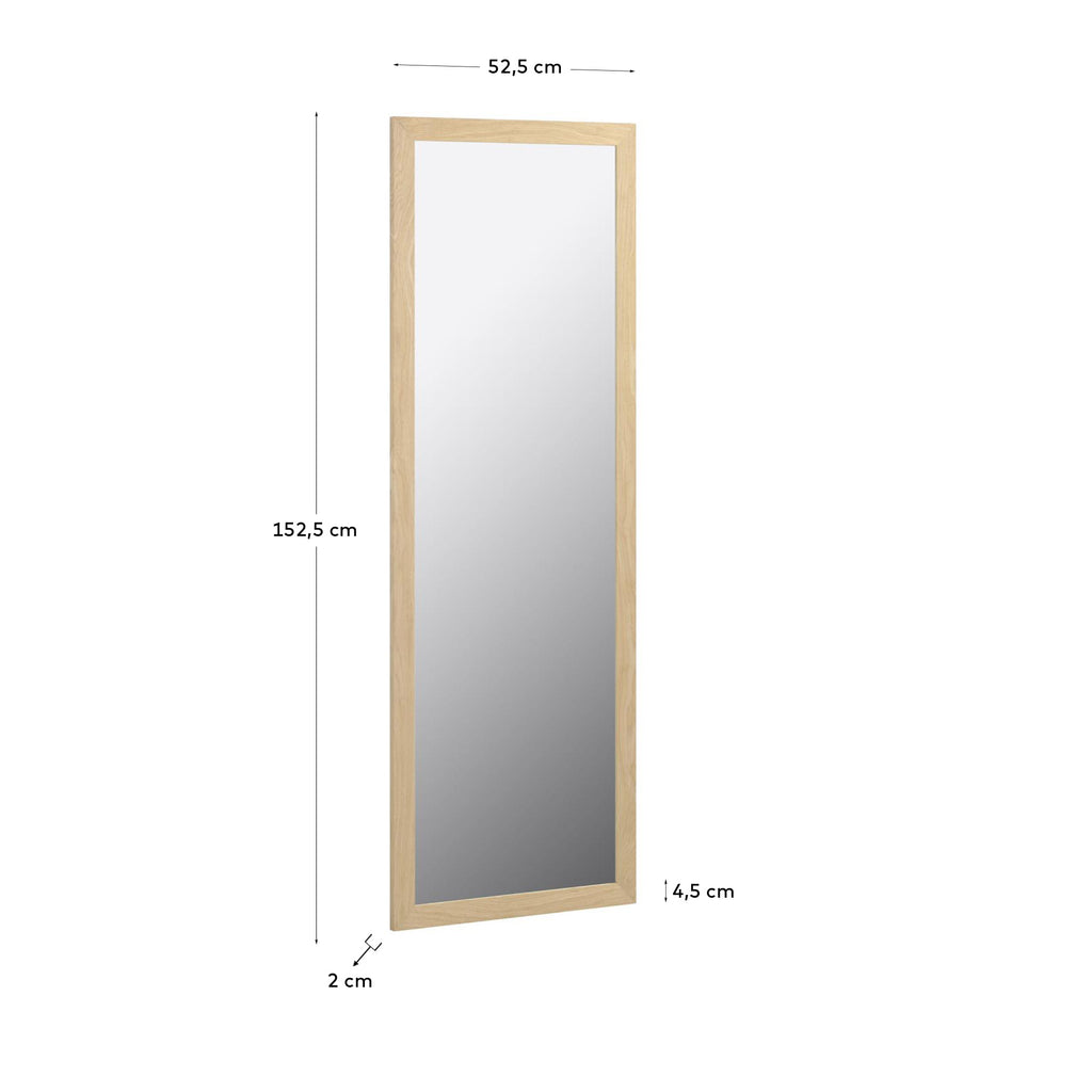 Wilany mirror natural finish 52,5 x 152,5 cm