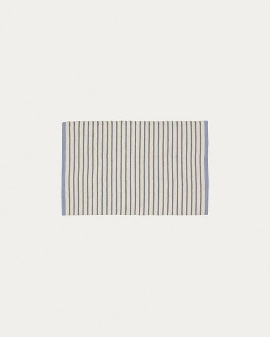 Catiana PET grey striped mat 60 x 90 cm