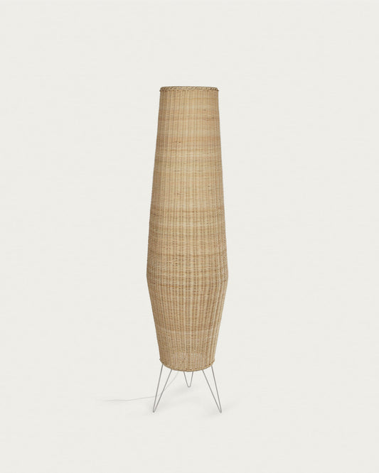 Kamaria large rattan table lamp with natural finish