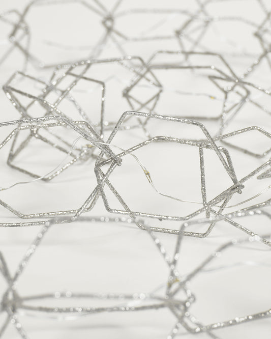 Narel fairy lights in grey 1.9m