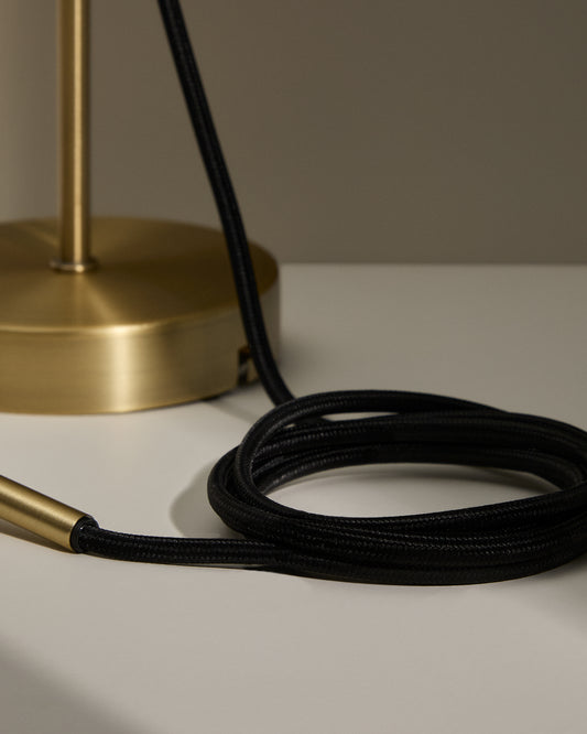 Fulvia ceiling lamp fixtures in metal with a gold finish 150 cm