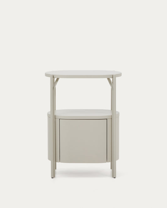 Arely bathroom vanity unit with steel structure and white lacquered MDF 60 x 40cm