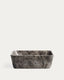 Darnen grey marble countertop washbasin 40 x 40cm