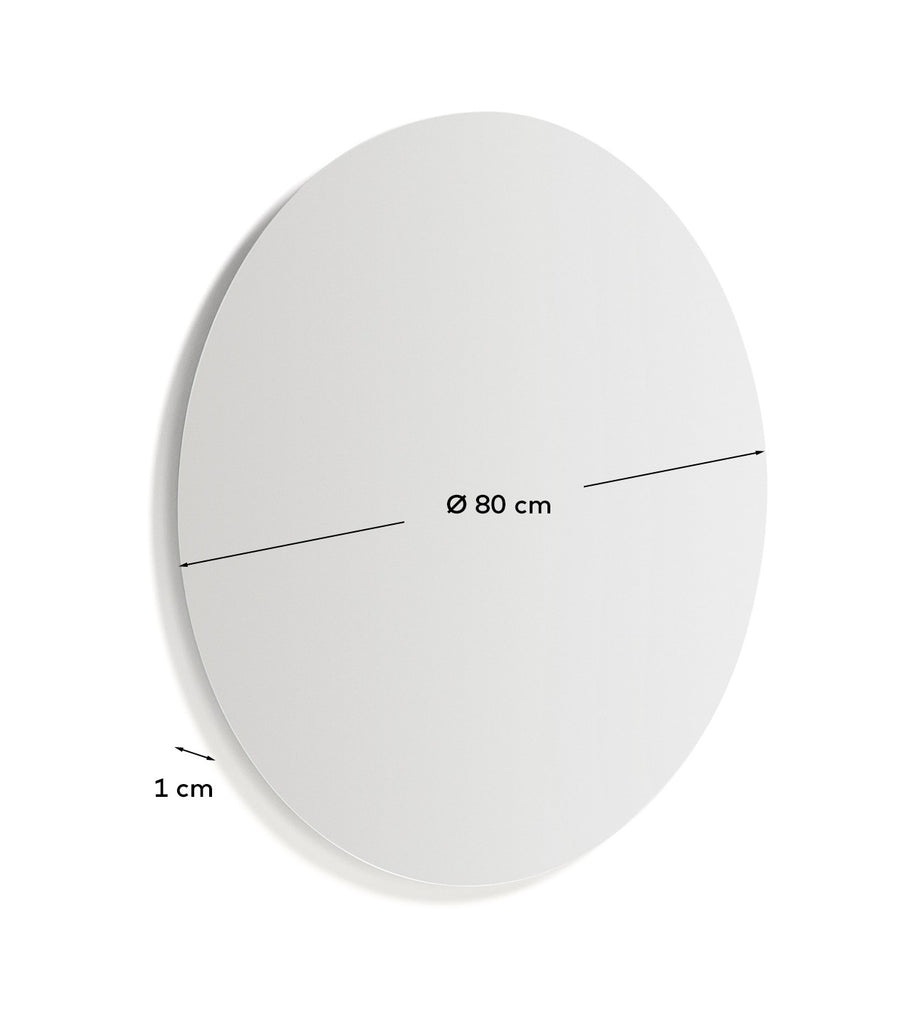 Donia round bathroom mirror Ø 80cm