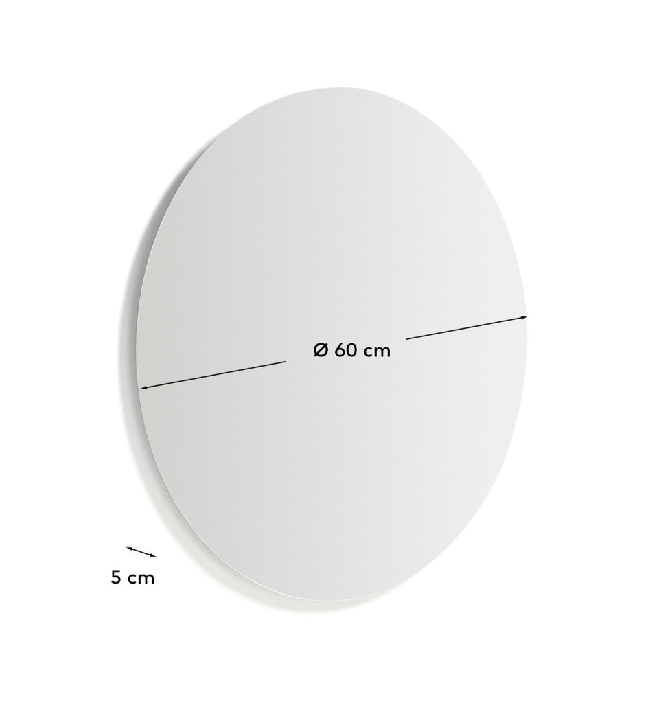 Donia round bathroom mirror Ø 60cm