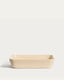 Darnen beige marble countertop washbasin 55 x 35cm