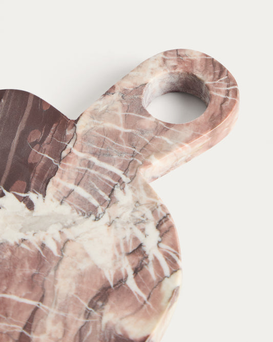 Meran burgundy marble serving board 47 x 20cm