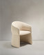 Bosca beige chenille chair