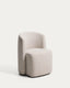 Corvena chair in beige chenille FSC Mix Credit