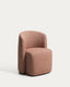 Corvena chair in terracotta chenille FSC Mix Credit