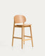 Ludara stool in oak veneer 65cm
